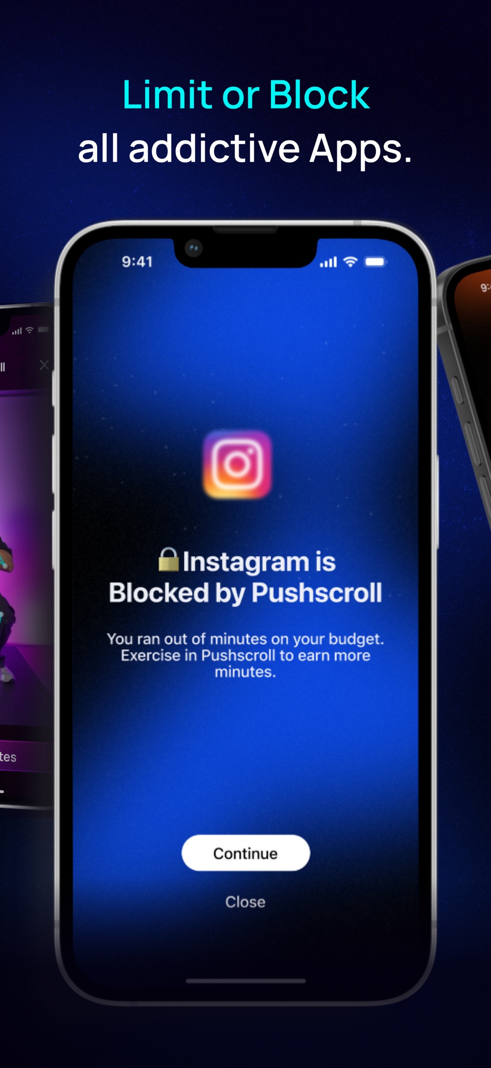 Pushscroll blocking Instagram