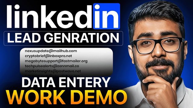 LinkedIn Lead generation Data Entry Virtual Assistant Complete Course